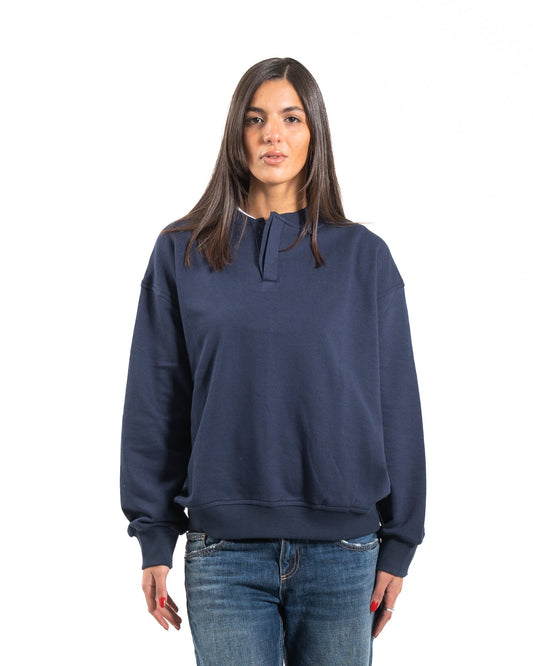 Henley sweatshirt